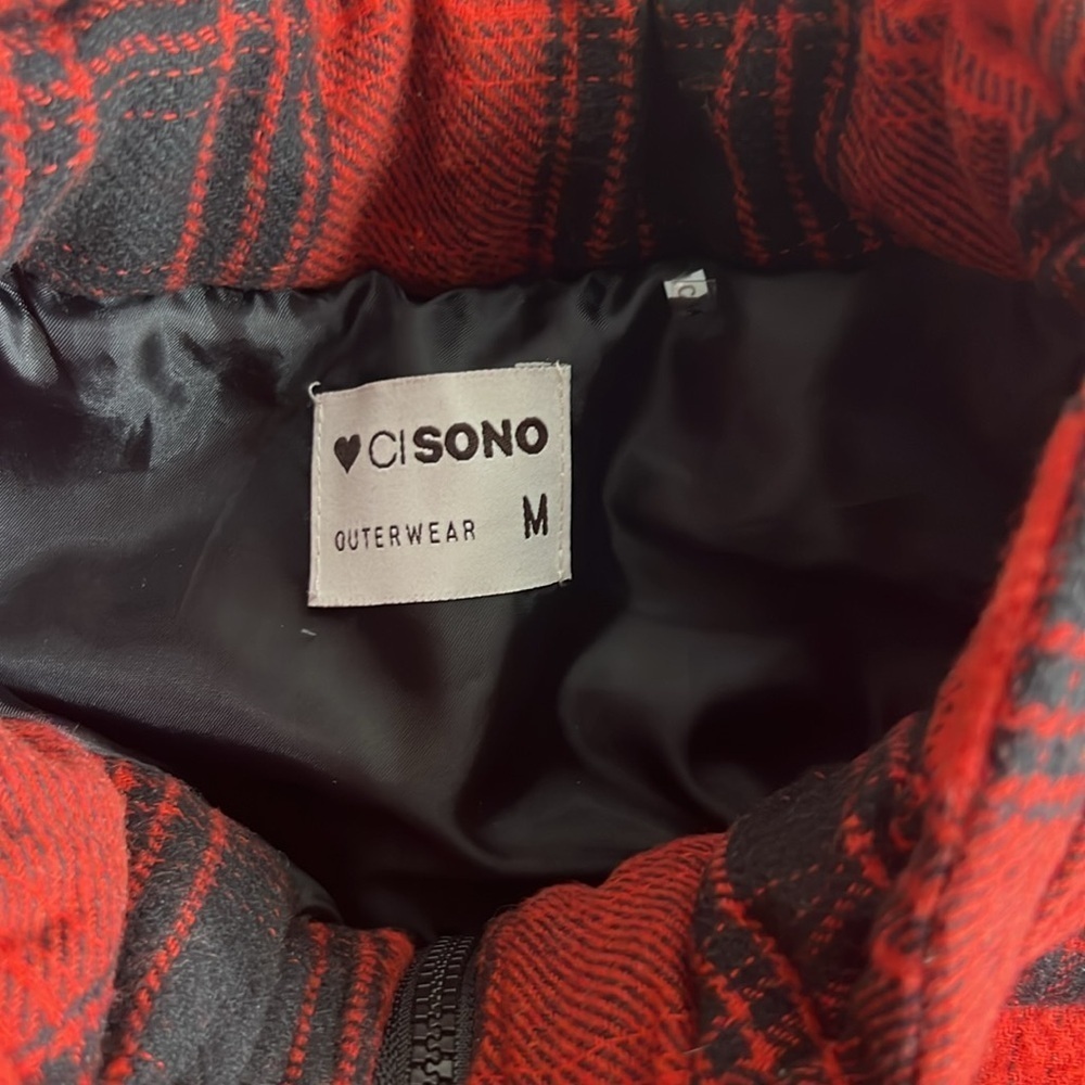 Ci Sono Los Angeles Plaid Bomber Jacket - Picture 5 of 11